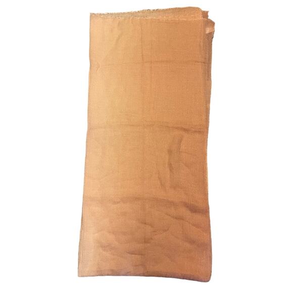 Wool Blend Ombré Peach Lightweight Scarf Tie Dye Dip NEW - Picture 3 of 3